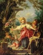 Jean Honore Fragonard Blindman's Buff oil